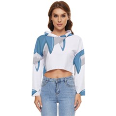 Blue Dolphin Women s Lightweight Cropped Hoodie