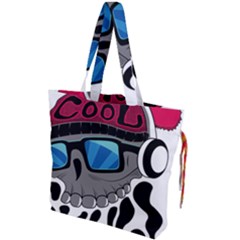 Cool Skull Drawstring Tote Bag