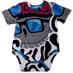 Cool Skull Baby Short Sleeve Bodysuit