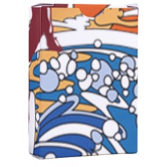 Beach Illustration Summer Beach Surf Waves Playing Cards Single Design (rectangle) With Custom Box by pakminggu