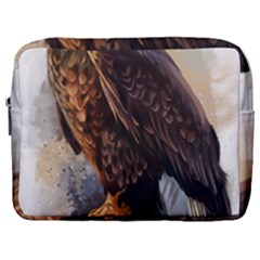 Eagle Art Eagle Watercolor Painting Bird Animal Make Up Pouch (large)