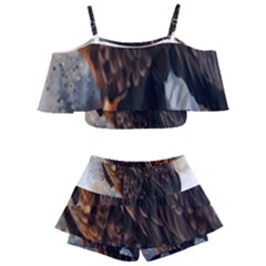 Eagle Art Eagle Watercolor Painting Bird Animal Kids  Off Shoulder Skirt Bikini by pakminggu