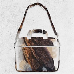 Eagle Art Eagle Watercolor Painting Bird Animal Macbook Pro 13  Shoulder Laptop Bag  by pakminggu