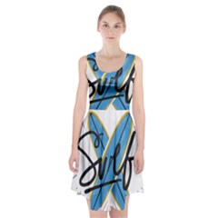 Wave Surfing Surfboard Surfing Racerback Midi Dress by pakminggu