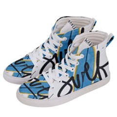 Wave Surfing Surfboard Surfing Men s Hi-top Skate Sneakers by pakminggu