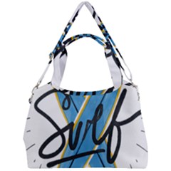 Wave Surfing Surfboard Surfing Double Compartment Shoulder Bag by pakminggu