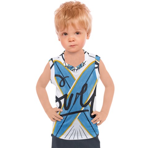 Wave Surfing Surfboard Surfing Kids  Sport Tank Top by pakminggu