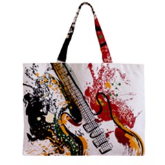 Electric Guitar Zipper Mini Tote Bag by pakminggu