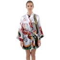 Electric Guitar Long Sleeve Satin Kimono View1