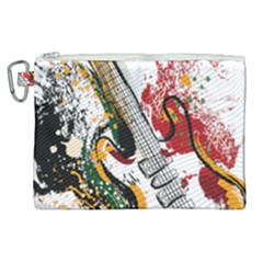 Electric Guitar Canvas Cosmetic Bag (xl) by pakminggu