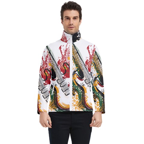 Electric Guitar Men s Bomber Jacket by pakminggu