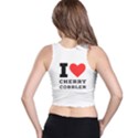 I love cherry cobbler Racer Back Crop Top View2