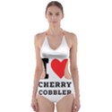 I love cherry cobbler Cut-Out One Piece Swimsuit View1