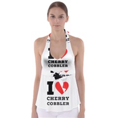 I Love Cherry Cobbler Babydoll Tankini Top by ilovewhateva