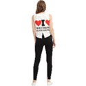 I love cherry cobbler V-Neck Cropped Tank Top View2