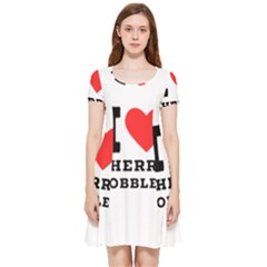 I Love Cherry Cobbler Inside Out Cap Sleeve Dress by ilovewhateva