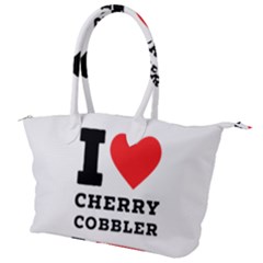 I Love Cherry Cobbler Canvas Shoulder Bag by ilovewhateva