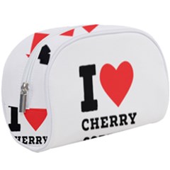 I Love Cherry Cobbler Make Up Case (large) by ilovewhateva