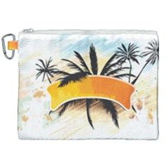 Hawaii Beach Summer Canvas Cosmetic Bag (xxl) by pakminggu