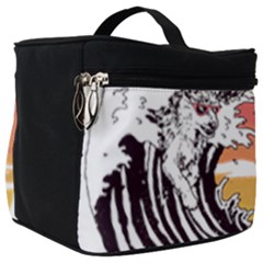 Gray Wolf Beach Waves A Wolf Animal Retro Make Up Travel Bag (big) by pakminggu