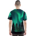 Aurora Northern Lights Phenomenon Atmosphere Sky Men s Sport Mesh Tee View2