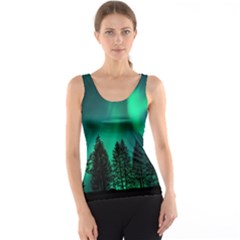 Aurora Northern Lights Phenomenon Atmosphere Sky Tank Top