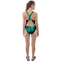 Aurora Northern Lights Phenomenon Atmosphere Sky Cut-Out Back One Piece Swimsuit View2