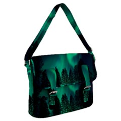 Aurora Northern Lights Phenomenon Atmosphere Sky Buckle Messenger Bag by pakminggu