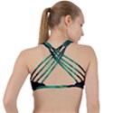 Aurora Northern Lights Phenomenon Atmosphere Sky Criss Cross Racerback Sports Bra View2