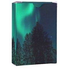 Aurora Northern Lights Phenomenon Atmosphere Sky Playing Cards Single Design (rectangle) With Custom Box by pakminggu