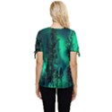 Aurora Northern Lights Celestial Magical Astronomy Bow Sleeve Button Up Top View4