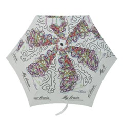 Neurodivergent Creative Smart Brain Mini Folding Umbrellas by pakminggu