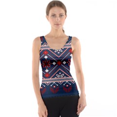 Ukrainian Folk Seamless Pattern Ornament Tank Top by pakminggu