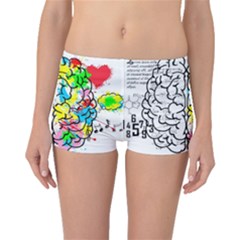 Brain Left Logic Language Science Boyleg Bikini Bottoms by pakminggu