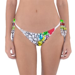 Brain Left Logic Language Science Reversible Bikini Bottoms by pakminggu