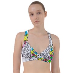 Brain Left Logic Language Science Sweetheart Sports Bra by pakminggu