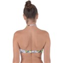 Brain Left Logic Language Science Halter Bandeau Bikini Top View2