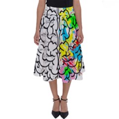 Brain Left Logic Language Science Perfect Length Midi Skirt by pakminggu