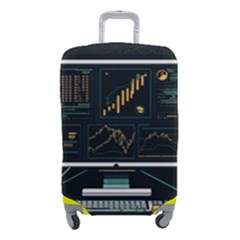 Remote Work Work From Home Online Work Luggage Cover (small) by pakminggu