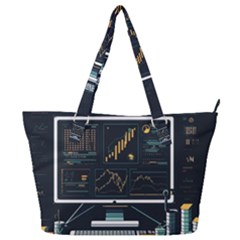 Remote Work Work From Home Online Work Full Print Shoulder Bag by pakminggu