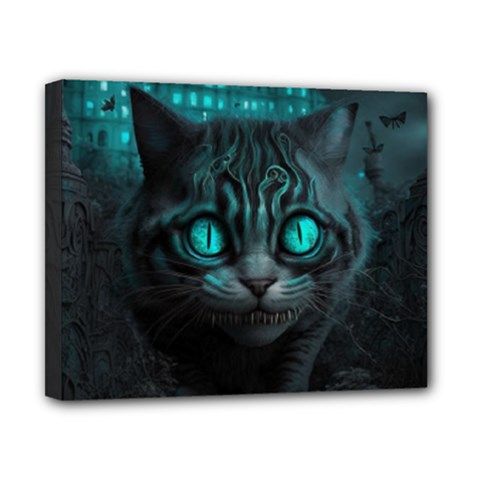 Angry Cat Fantasy Canvas 10  X 8  (stretched) by pakminggu