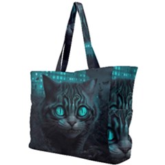 Angry Cat Fantasy Simple Shoulder Bag by pakminggu