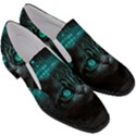 Angry Cat Fantasy Women Slip On Heel Loafers View3