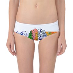 Brain Cerebrum Biology Abstract Classic Bikini Bottoms by pakminggu