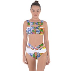 Brain Cerebrum Biology Abstract Bandaged Up Bikini Set  by pakminggu