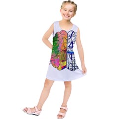 Brain Cerebrum Biology Abstract Kids  Tunic Dress by pakminggu