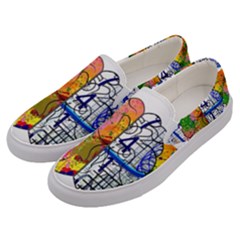 Brain Cerebrum Biology Abstract Men s Canvas Slip Ons by pakminggu