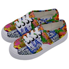 Brain Cerebrum Biology Abstract Kids  Classic Low Top Sneakers by pakminggu