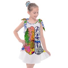 Brain Cerebrum Biology Abstract Kids  Tie Up Tunic Dress by pakminggu