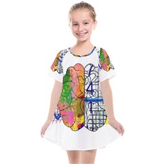 Brain Cerebrum Biology Abstract Kids  Smock Dress by pakminggu